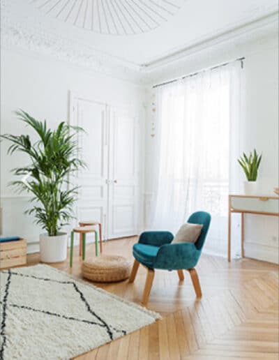 Salon après rénovation