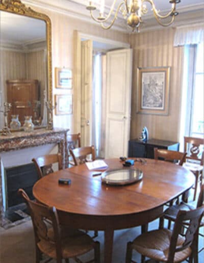 Salle à manger avant rénovation